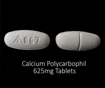 Image of Image of Calcium Polycarbophil 625 Mg  tablet by Reliable 1 Laboratories Llc