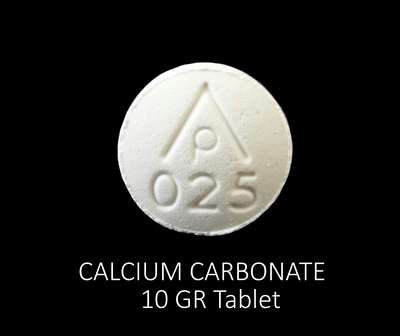Image of Image of Calsium Carbonate 10 Gr  tablet by Reliable 1 Laboratories Llc