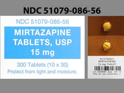 Image of Image of Mirtazapine  tablet, film coated by Mylan Institutional Inc.