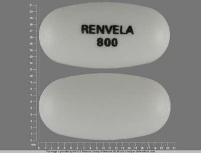 Image of Image of Renvela  tablet, film coated by Genzyme Corporation
