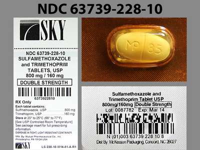 Image of Image of Sulfamethoxazole And Trimethoprim   by Mckesson Corporation Dba Sky Packaging