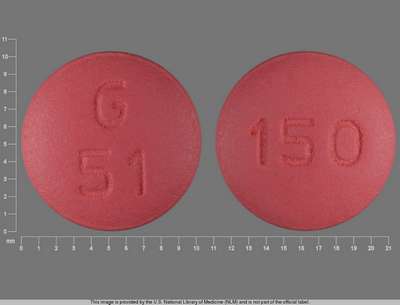 Image of Image of Ranitidine  tablet, film coated by Glenmark Pharmaceuticals Inc., Usa