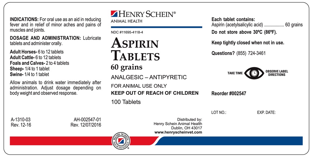 HS Aspirin Tablets 18
