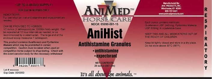 image of jar label - AniHistLabel