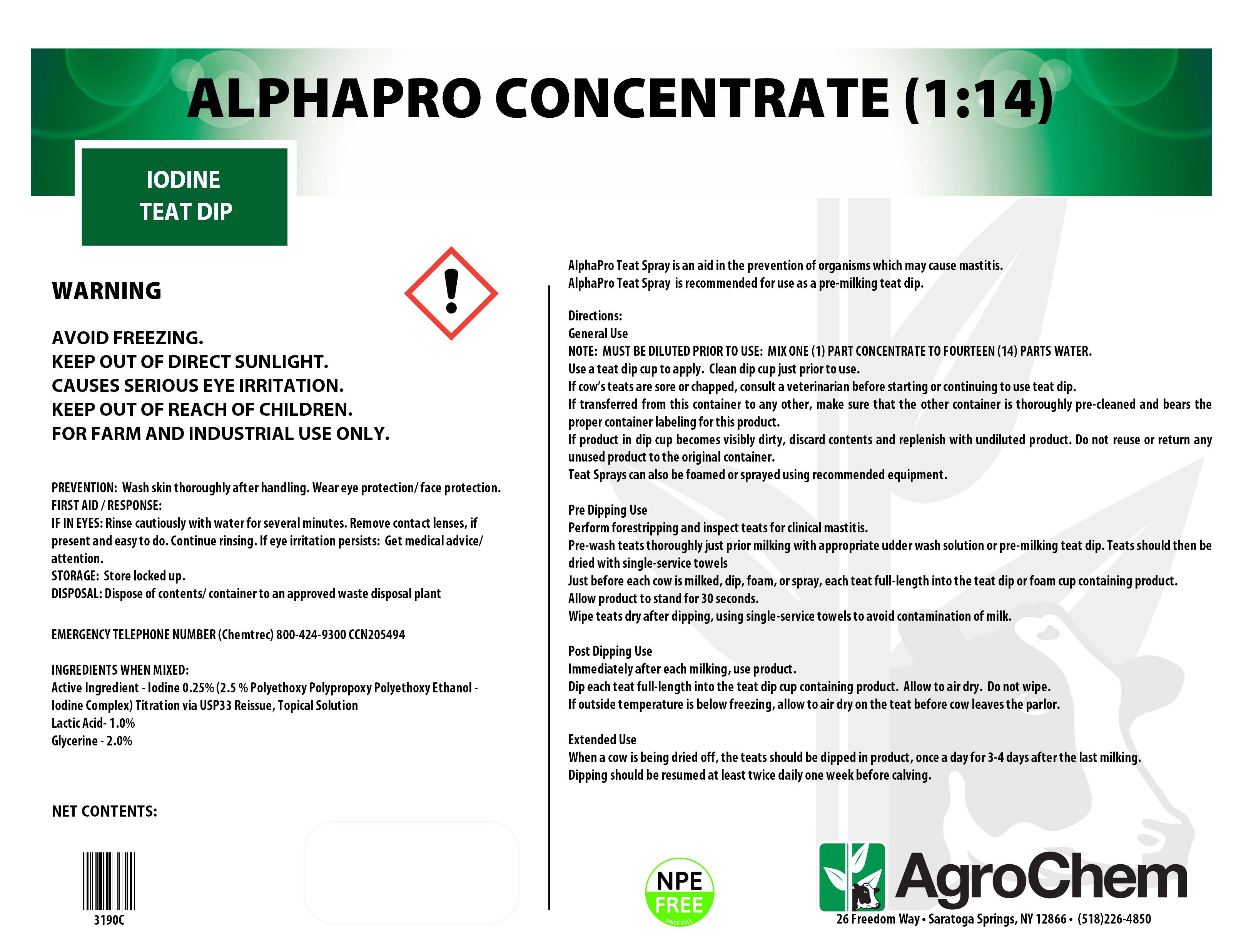 AlphaPro Concentrate 1 to 14