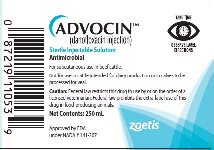 250 mL Bottle Label - advocin 4