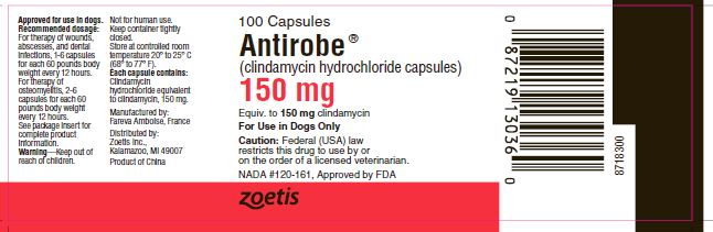 Antirobe Capsules 150 mg Label - antirobe 7