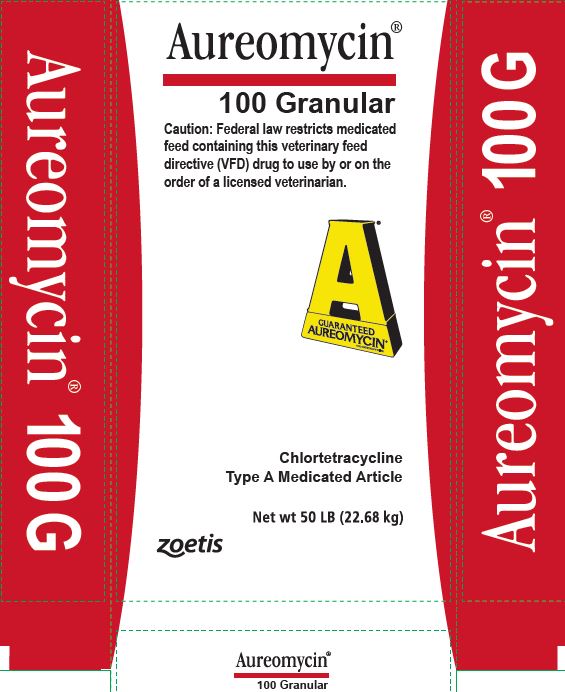 50lb Bag Label - aureomycin 1