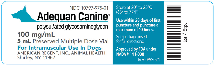Container Label - adequan canine 1