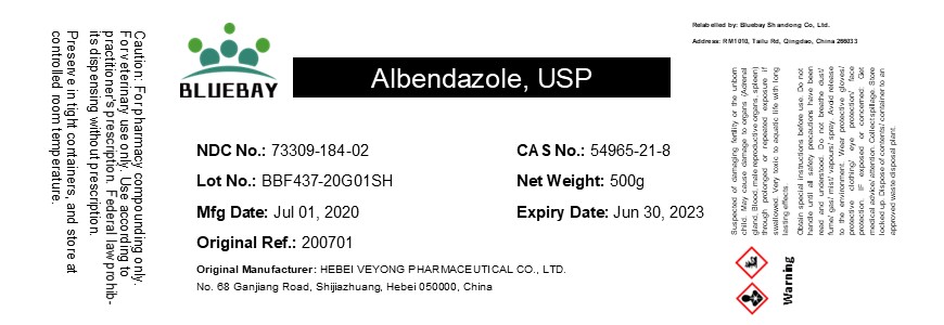 Albendazole 500g M BBF437 20G01SH vet