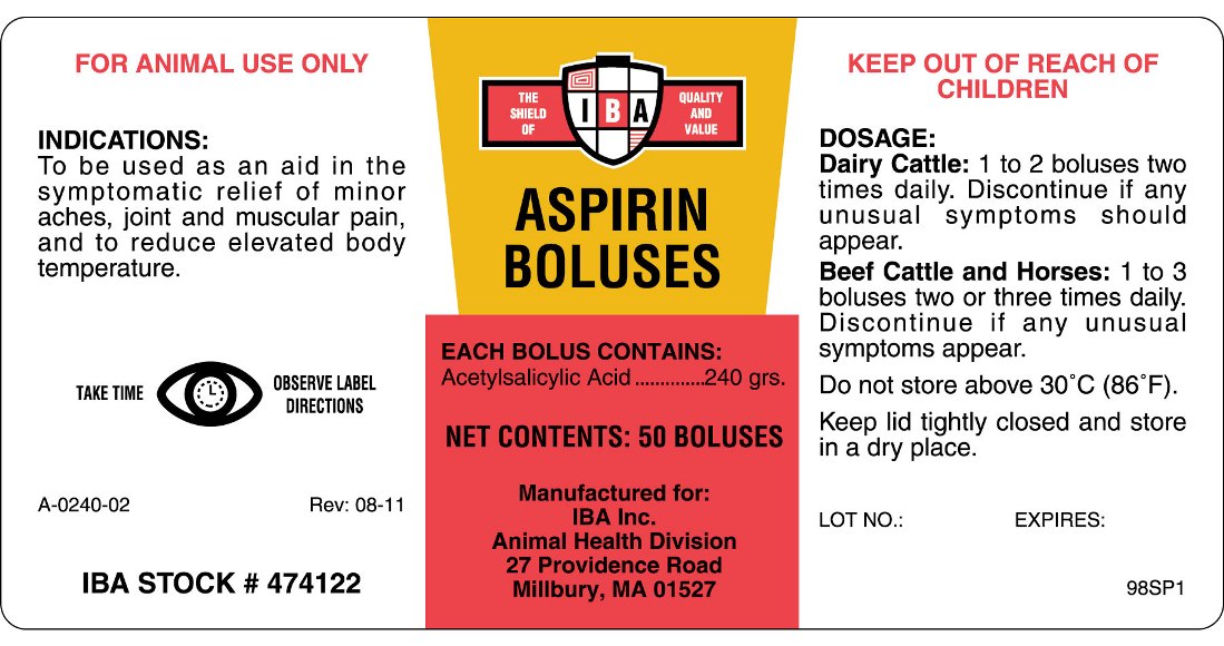 IBA Aspirin Bolus 240 12