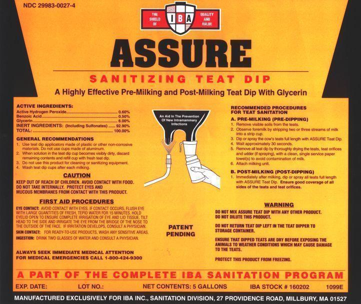 ASSURE - assure label