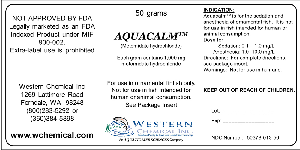 Aquacalm US 50 g label