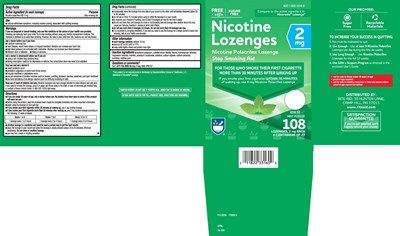 Nicotine polacrilex USP, 2 mg - nicotine 2 mg mint maxi lozenge 1