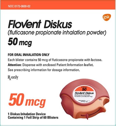 Flovent Diskus 50 mcg 60 dose carton - flovent diskus spl graphic 14