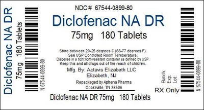 67544-899.jpg Bottle Label 75mg - 67544 899
