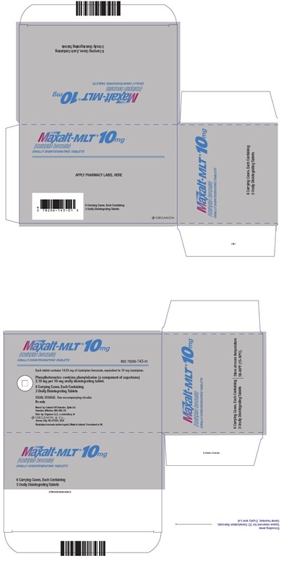 PRINCIPAL DISPLAY PANEL - 10 mg Tablet Case Carton - maxalt 08