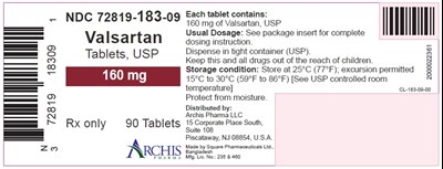 image-03.jpg Valsartan Tablets, USP 160 mg Bottle Label - image 03