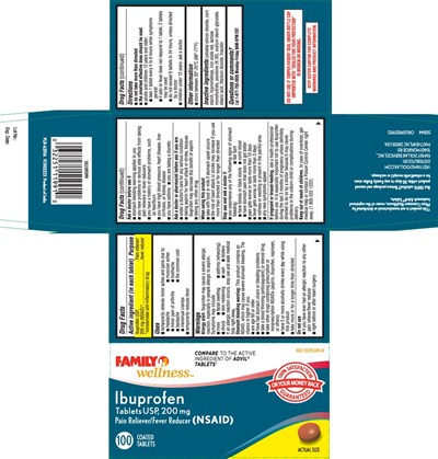 Ibuprofen Usp 200 mg (nsaid)* *nonsteroidal Anti-inflammatory Drug (Ibuprofen 200 mg Brown Tablet 1)