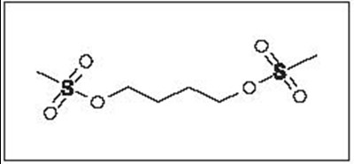 myleran-1.jpg Chem Structure - myleran 1