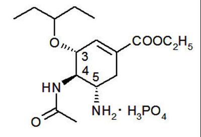 Chemical Structure - tamiflu 01