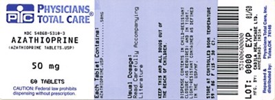 Structured formula for Azathioprine Tablets - 5310