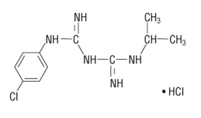 Chemical Structure (Proguanil)