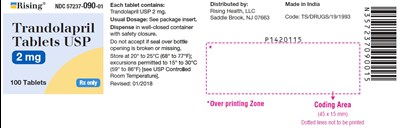 trandolapril-fig2.jpg PACKAGE LABEL-PRINCIPAL DISPLAY PANEL - 2 mg (100 Tablets Bottle) - trandolapril fig2