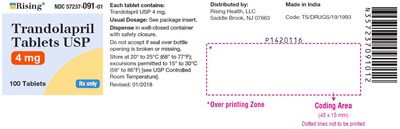 trandolapril-fig3.jpg PACKAGE LABEL-PRINCIPAL DISPLAY PANEL - 4 mg (100 Tablets Bottle) - trandolapril fig3