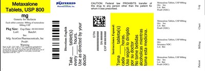Metaxalone Tablets Usp 800mg (Metaxalone 800mg 30tab)