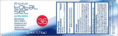 Principal Display Panel - 50 ml Bottle Label - esika 01