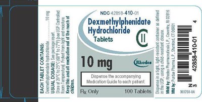 Principal Display Panel - 2.5 mg Tablet Bottle Label - dexmethylphenidate 04