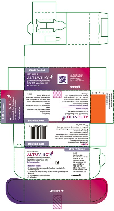 altuviiio-52.jpg PRINCIPAL DISPLAY PANEL - 3000 IU Kit Carton - altuviiio 52