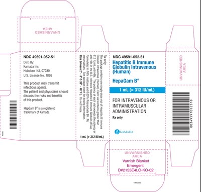 hep0y-0000-02.jpg Principal Display Panel – 1 mL Carton Label - hep0y 0000 02