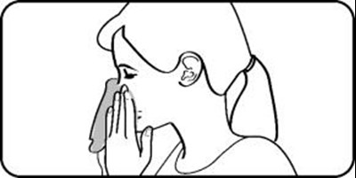 Step 1.  Blow Nose To Clear Nostrils If Needed. (Varenicline 06)