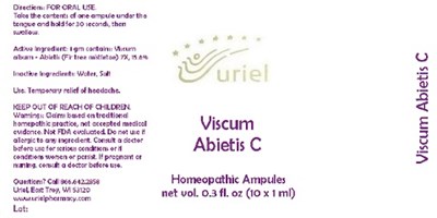 Viscumabietiscampules