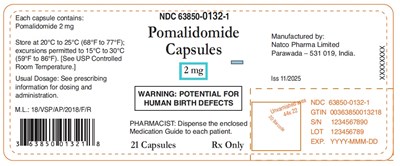 Bottle-label (Pomalidomide Capsules 2mg 21capsules)