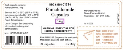 Bottle-label (Pomalidomide Capsules 3mg 21capsules)