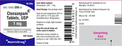 clonazepam-tablets-1mg-500s-bottle-label.jpg image description - clonazepam tablets 1mg 500s bottle label