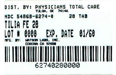 6274.jpg image of package label - 6274
