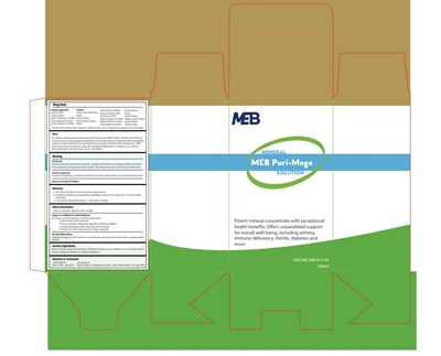 MEB Puri-Mega. NDC : 81488-012-03 - MEGA puri