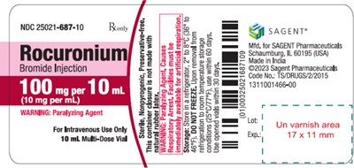Package Label – Principal Display Panel – Vial Label (Roc08 0000 06)