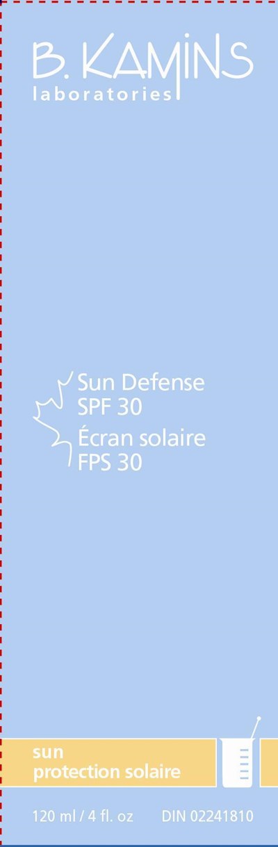 Sun Defense SPF front panel image - sundefense SPF thirty