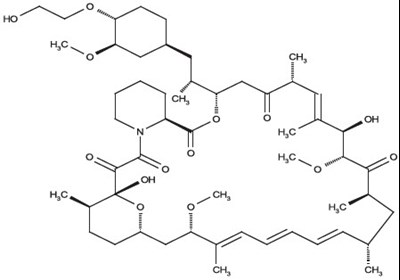 Chemical Structure - everolimus 01