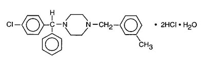 chemical structure - meclizine for par 1
