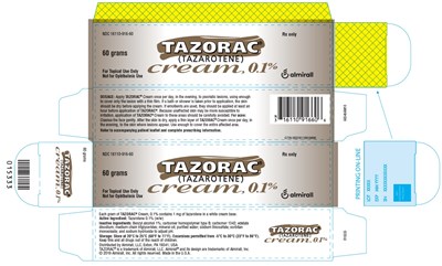 60 grams 0.1% Carton Label - tazorac 09