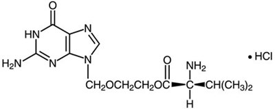 Valacyclovir Hydrochloride Structural Formula (Image 03)