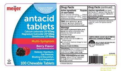 Antacid Tablets Calcium Carbonate, Magnesium Hydroxide And Simethicone (Rolaids Regular Strength Tablets Mint 01)