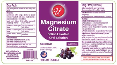 Saline Laxative (Grape Flavor)