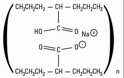 Chemical Structure - divalproex 01